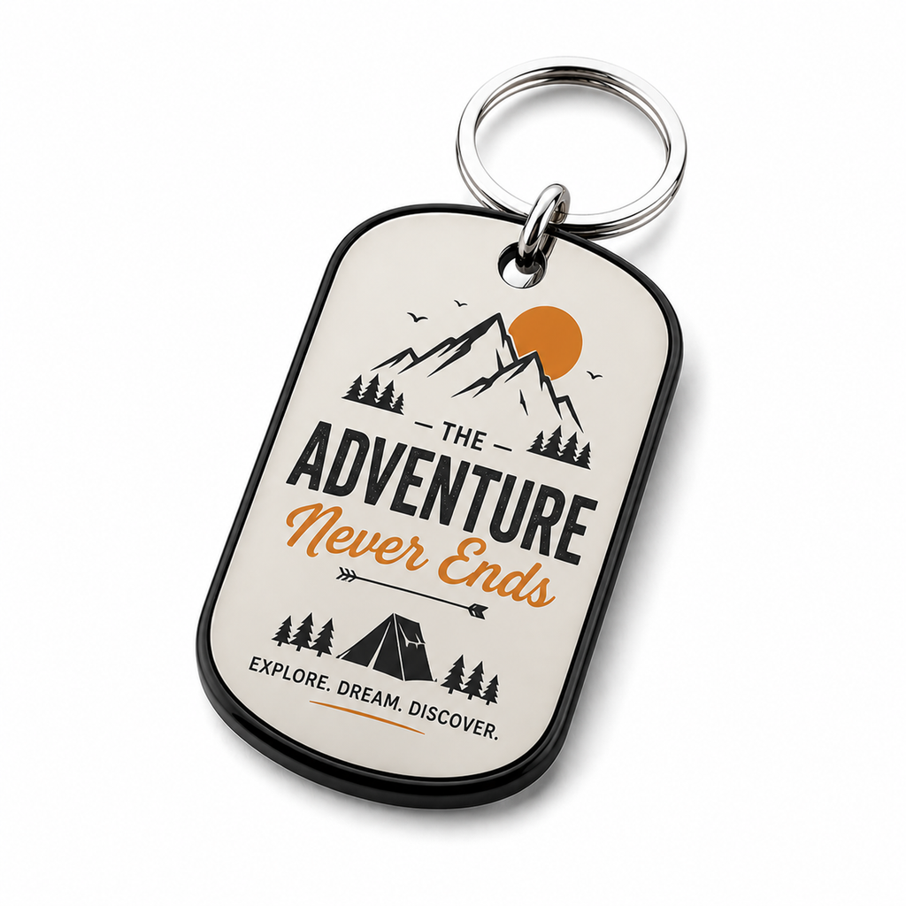 Full colour dog tag pendant