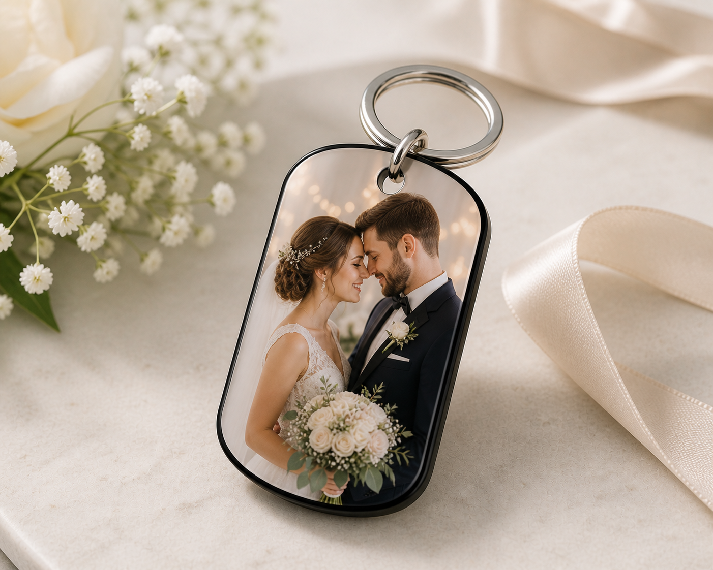 Full colour dog tag pendant