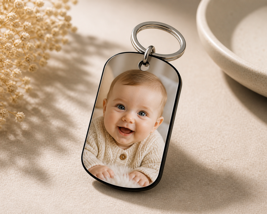 Full colour dog tag pendant
